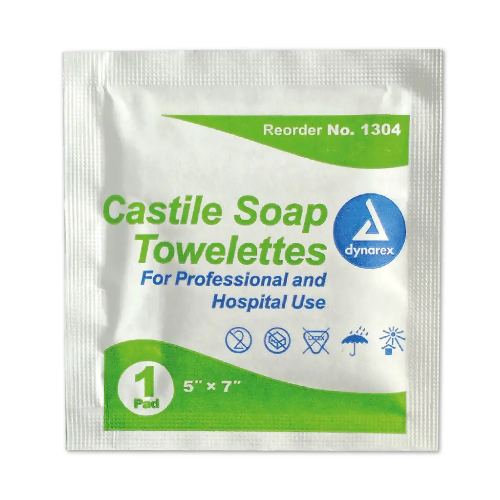 [DYN CASTILE S 10/100] Toallitas Individuales "Jabón de Castilla"